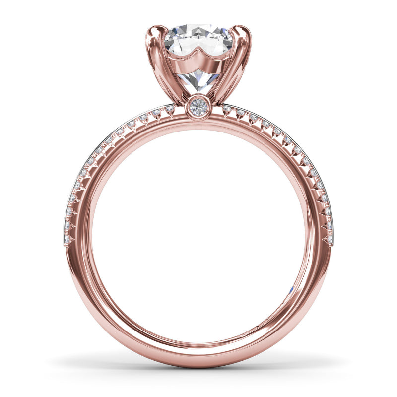 Fana Two-Toned Diamond Engagement Ring