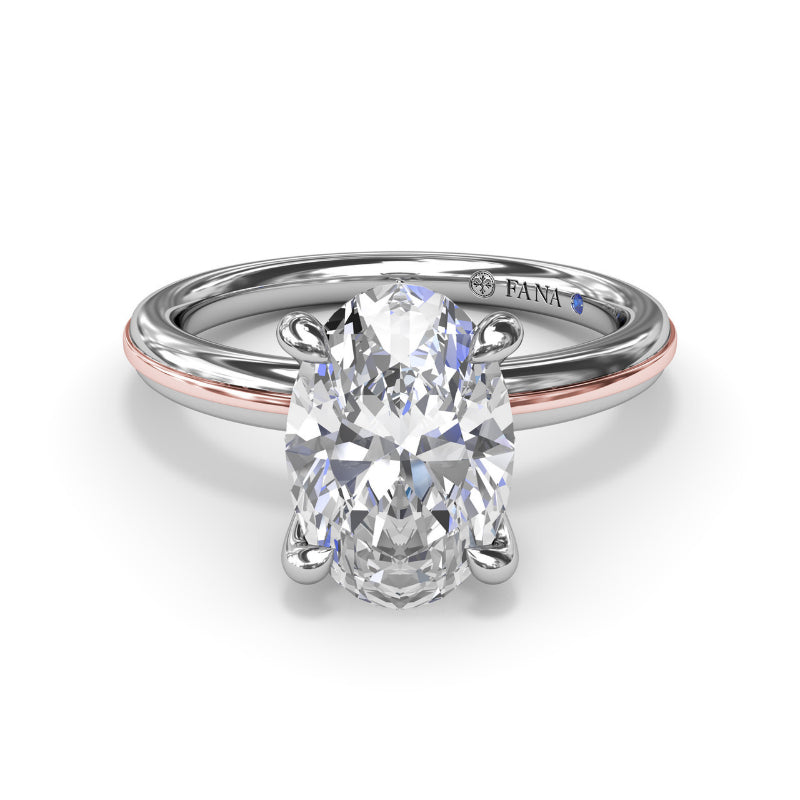 Fana Two-Toned Engagement Ring