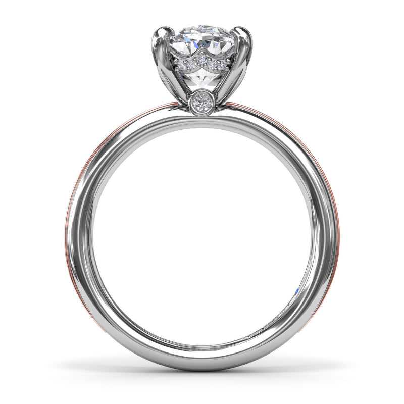 Fana Two-Toned Engagement Ring