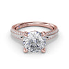 Fana Two-Toned Split Shank Diamond Engagement Ring