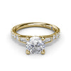 Fana Tapered Baguette Diamond Engagement Ring