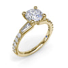 Fana Tapered Baguette Diamond Engagement Ring