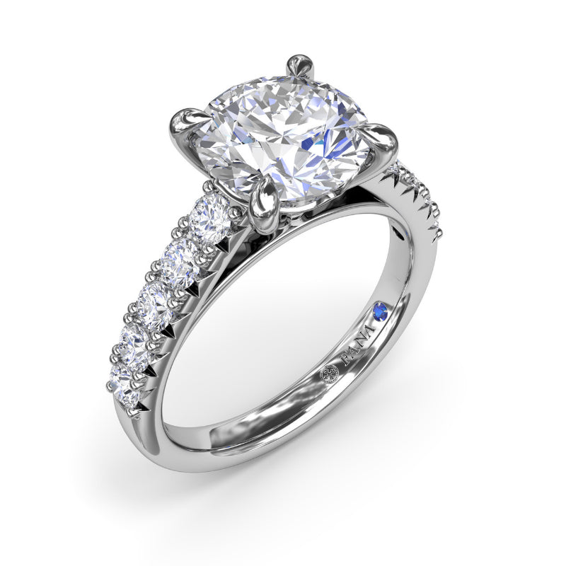 Fana Double Prong Diamond Engagement Ring