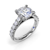 Fana Double Prong Diamond Engagement Ring