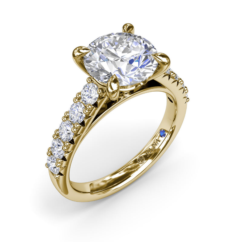 Fana Double Prong Diamond Engagement Ring