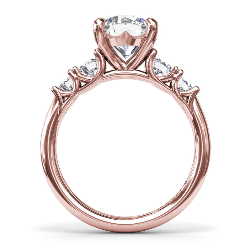 Fana Double Side Stone Engagement Ring