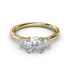 Fana Three-Stone Diamond Engagement Ring