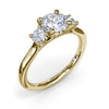 Fana Three-Stone Diamond Engagement Ring