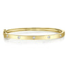 Shy Creation 14k Gold Yellow 0.38Ct Diamond Bangle