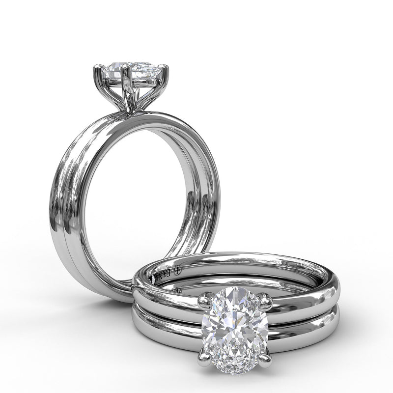 Fana Classic Oval Cut Solitaire