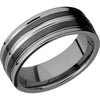 Lashbrook Black Tungsten Men's Wedding Band