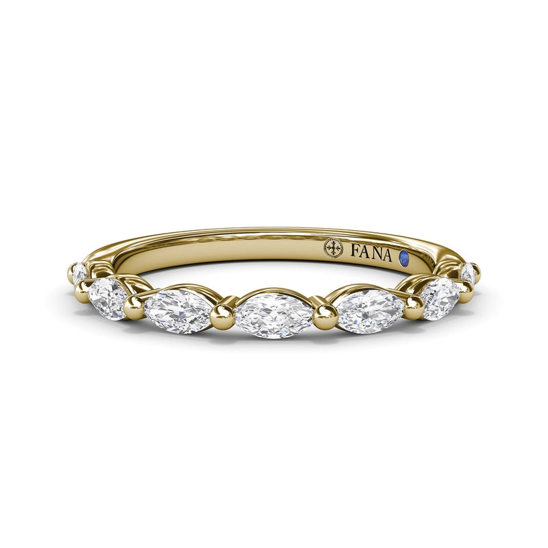 Fana Marquise Diamond Wedding Band