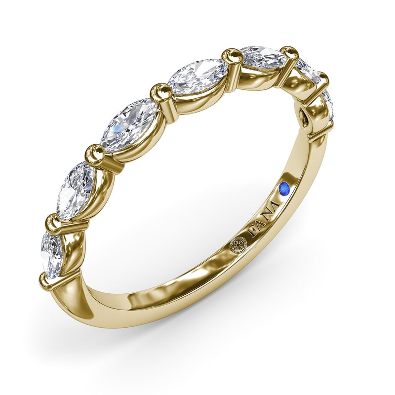 Fana Marquise Diamond Wedding Band