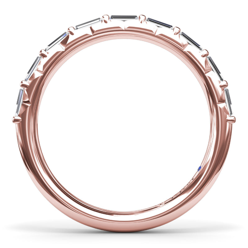 Fana Tapered Baguette Diamond Wedding Band