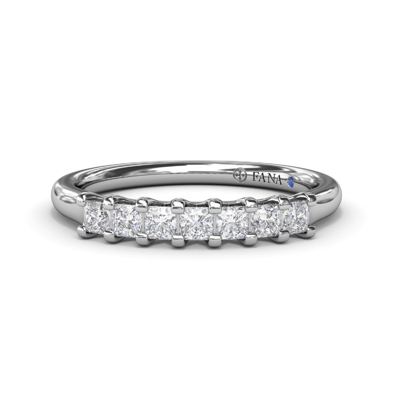 Fana Princess Cut Diamond Wedding Band