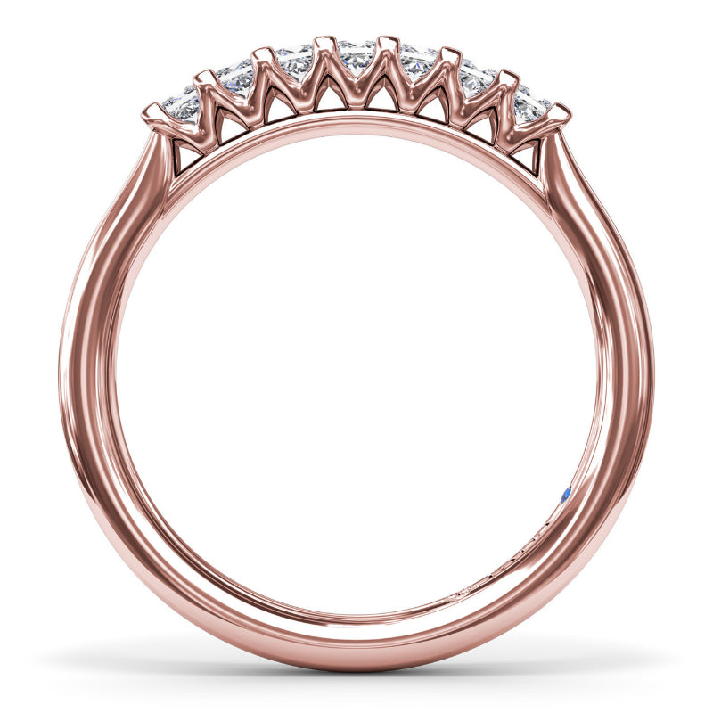 Fana Princess Cut Diamond Wedding Band