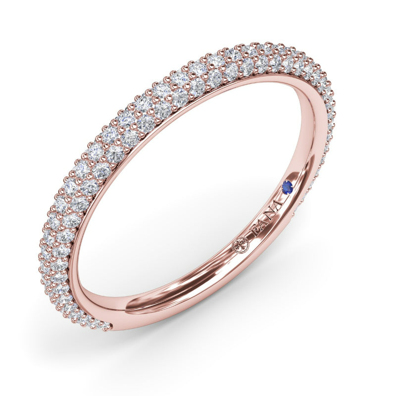 Fana Pave Diamond Wedding Band