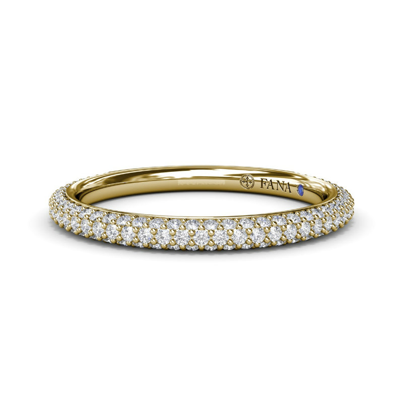 Fana Pave Diamond Wedding Band