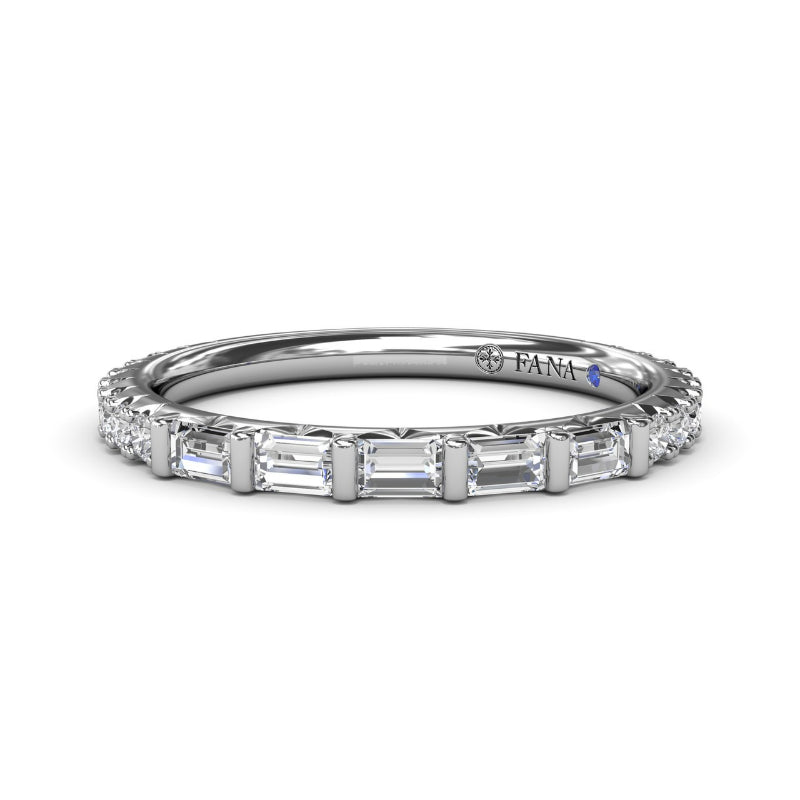 Fana Baguette Diamond Wedding Band