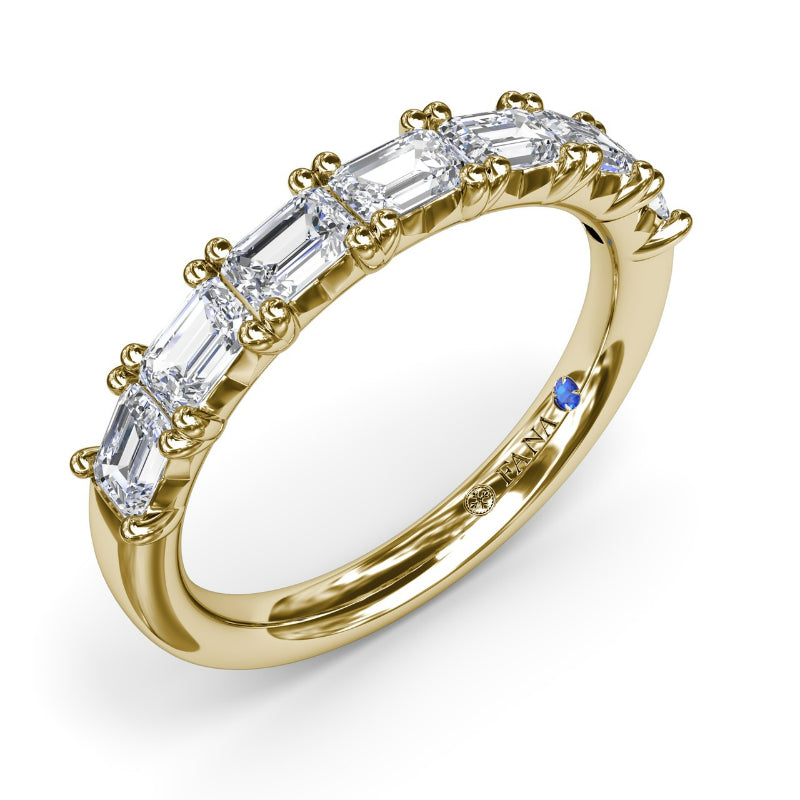 Fana Baguette Diamond Wedding Band