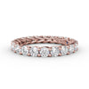 Fana Shared Prong Woven Eternity Band