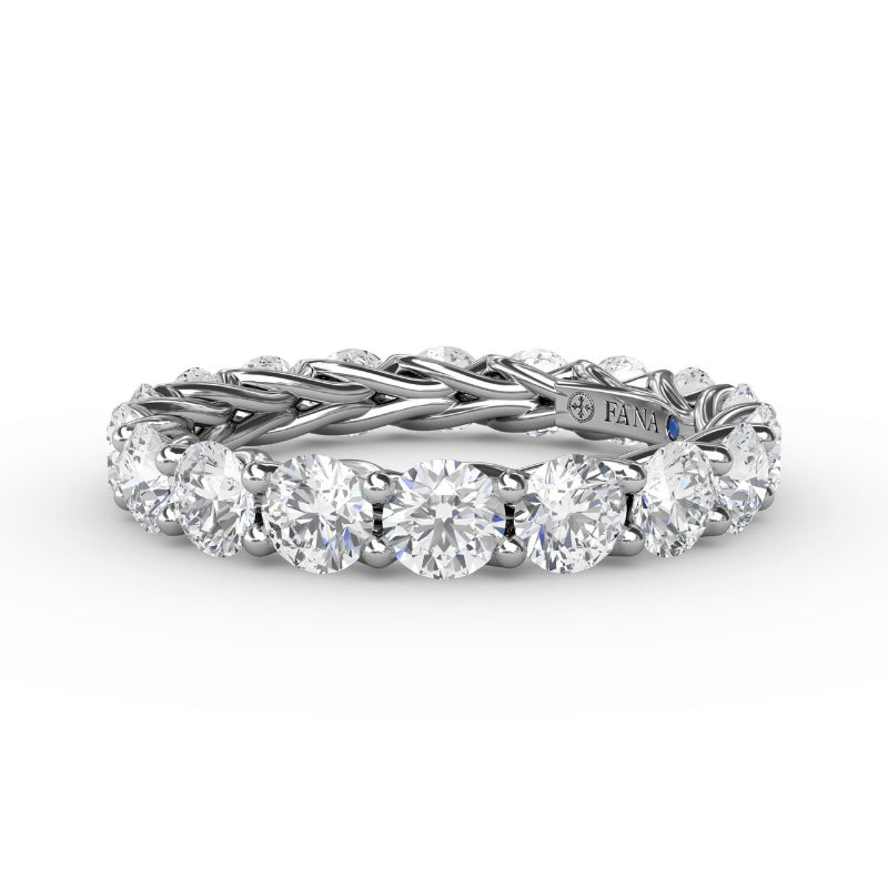 Fana 2.88ct Woven Eternity Band