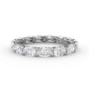 Fana Shared Prong Oval Eternity Band