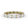 Fana Shared Prong Oval Eternity Band