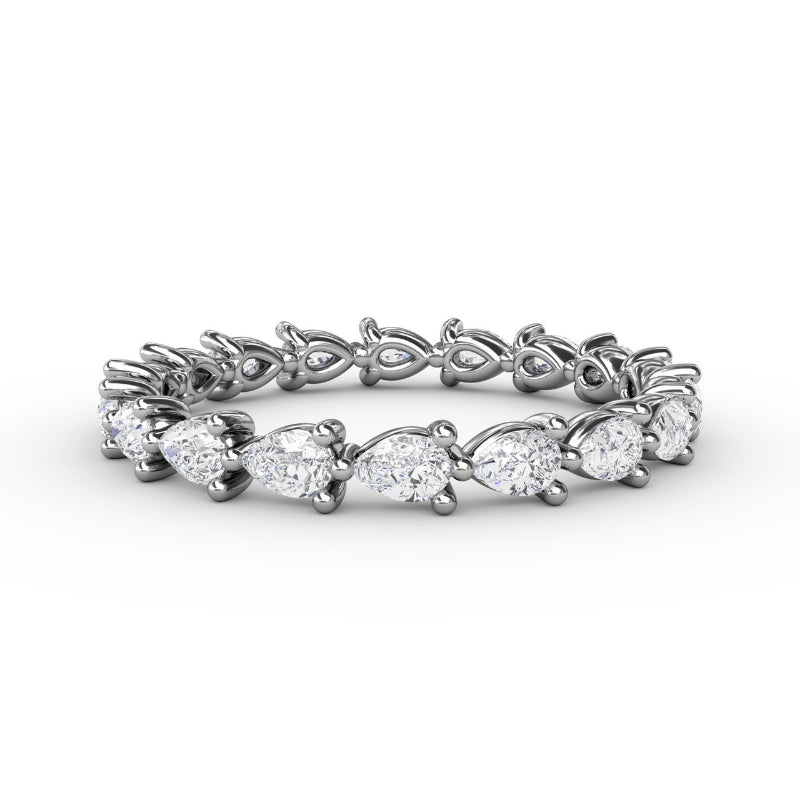 Fana Diamond Pear Eternity Band