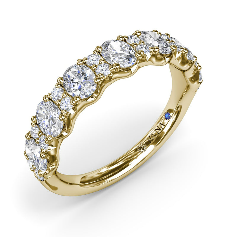 Fana Round Cluster Diamond Ring