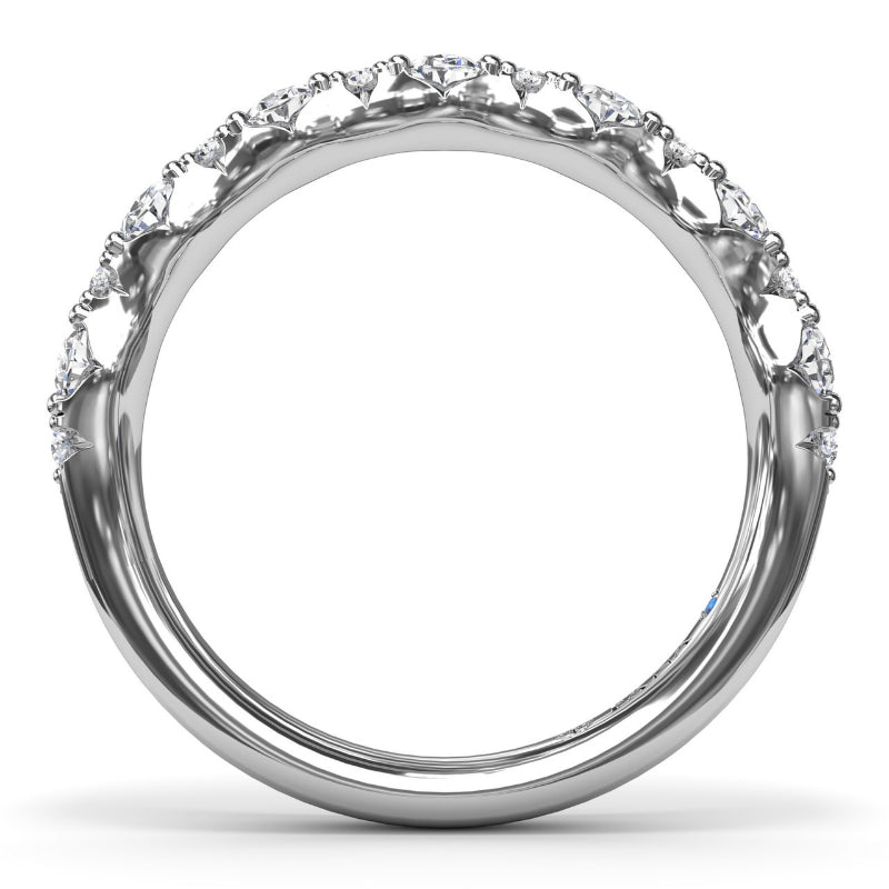 Fana Round Cluster Diamond Ring