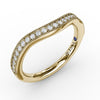 Fana Vintage Bead and Channel Set Contour Diamond Band