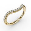 Fana French Pave Set Contour Diamond Band