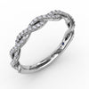 Fana French Pave Diamond Twist Band