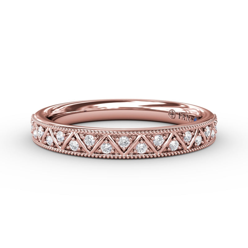 Fana Patterned Diamond Band