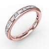 Fana Alternating Baguette and Round Diamond Band