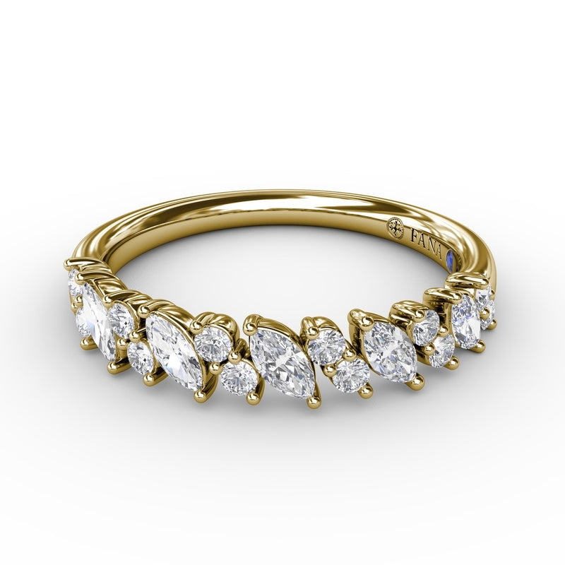 Fana Floating Marquise and Round Diamond Ring