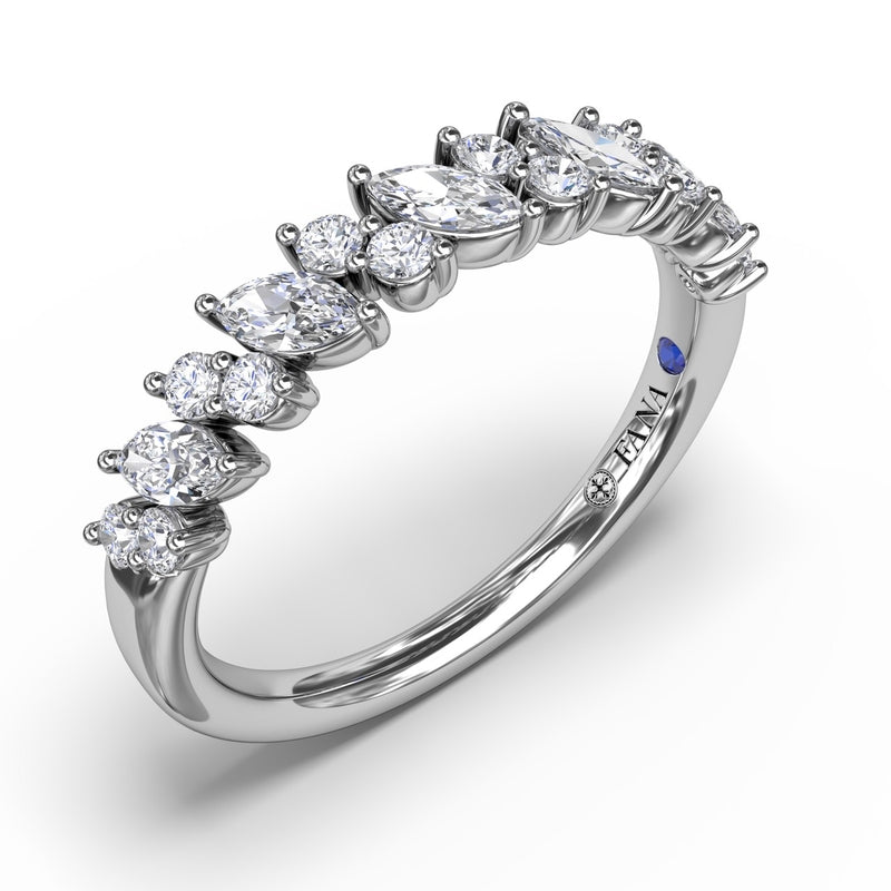 Fana Floating Marquise and Round Diamond Ring