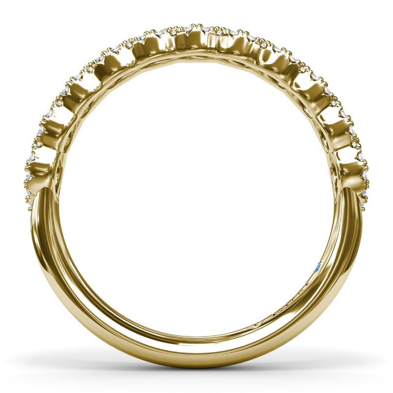 Fana Marquise Shaped Diamond Band