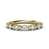 Fana Alternating Marquise and Round Diamond Ring