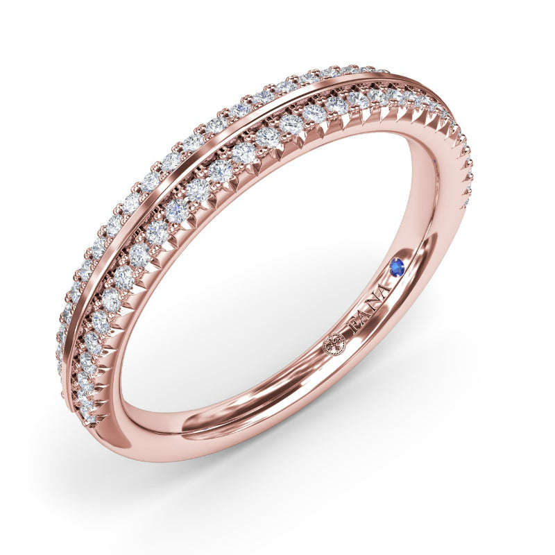 Fana Split Pave Diamond Band