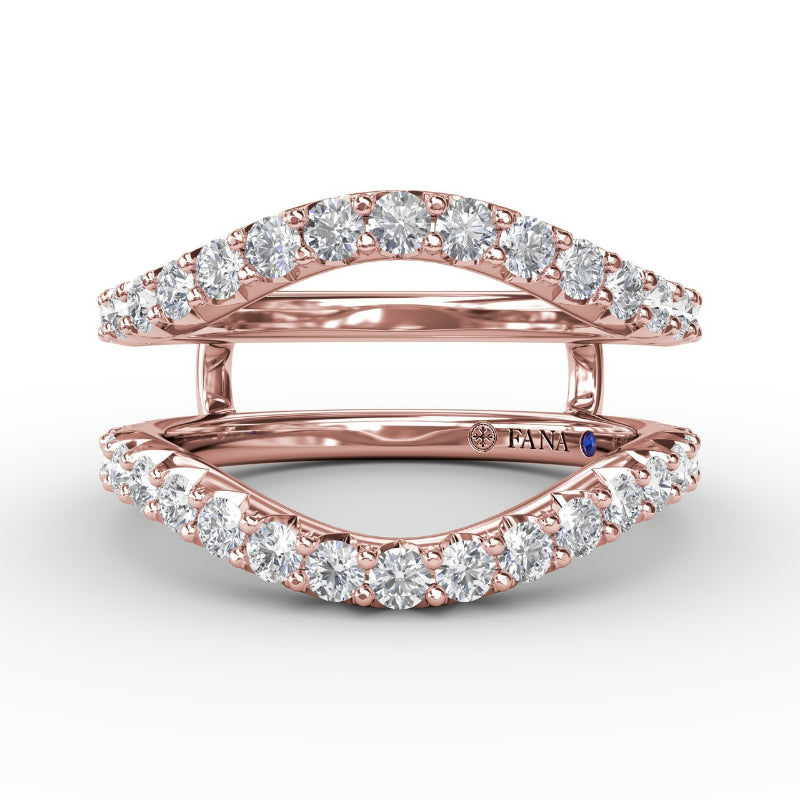 Fana Curved Diamond Insert Ring