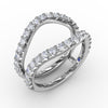 Fana Curved Diamond Insert Ring