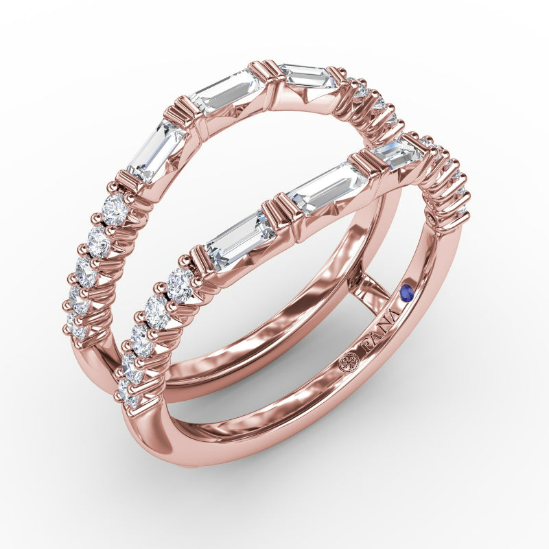 Fana Baguette And Diamond Insert Ring