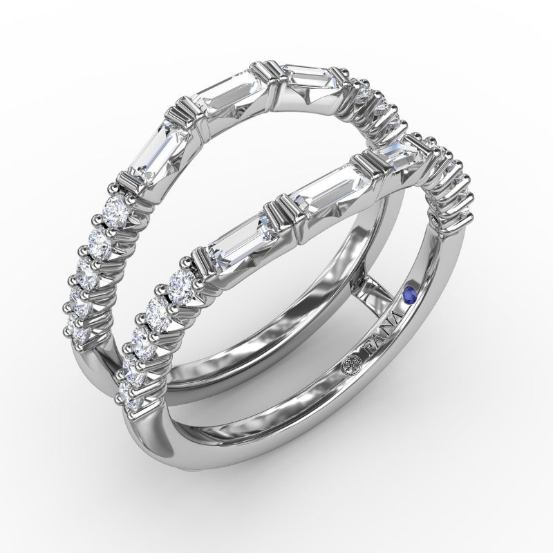 Fana Baguette And Diamond Insert Ring