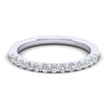 Gabriel & Co. 14k White Gold Contemporary Anniversary Wedding Band