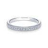 Gabriel & Co. 14k White Gold Contemporary Anniversary Wedding Band