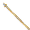 Quality Gold 14k Yellow Gold 1.6mm Diamond Tennis Bracelet