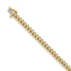 Quality Gold 14k Yellow Gold AAA Diamond Tennis Bracelet