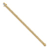 Quality Gold 14k Yellow Gold AAA Diamond Tennis Bracelet